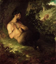 Faun en Nimf, 1868